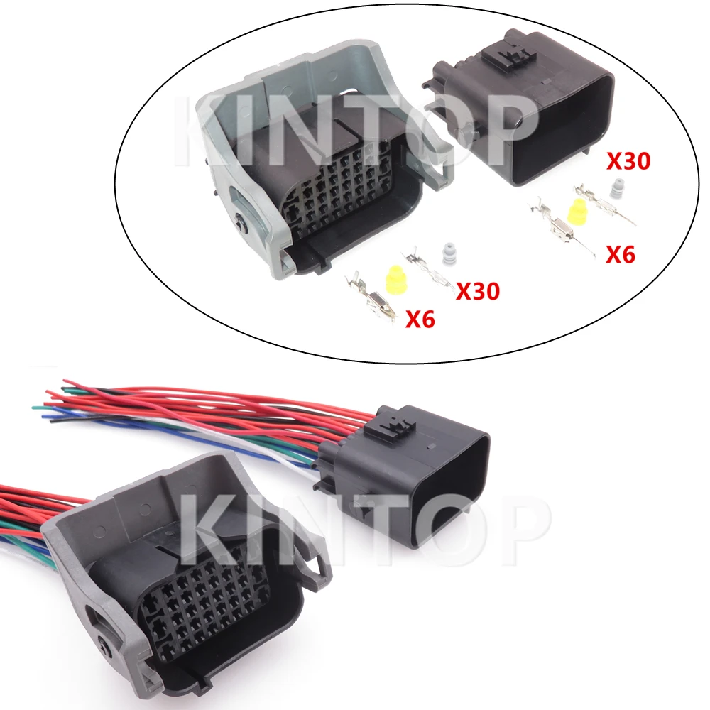 1 Set 36 Pins Auto Waterproof Socket AC Assembly 1743062-2 1743059-2 Car Male Female ECU Composite Connector Automotive Parts