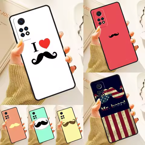 beard Case For Samsung Galaxy S24 Plus S23 S20 S21FE Lite S22 Ultra Note 20 S8 S9 S10 Phone Coque