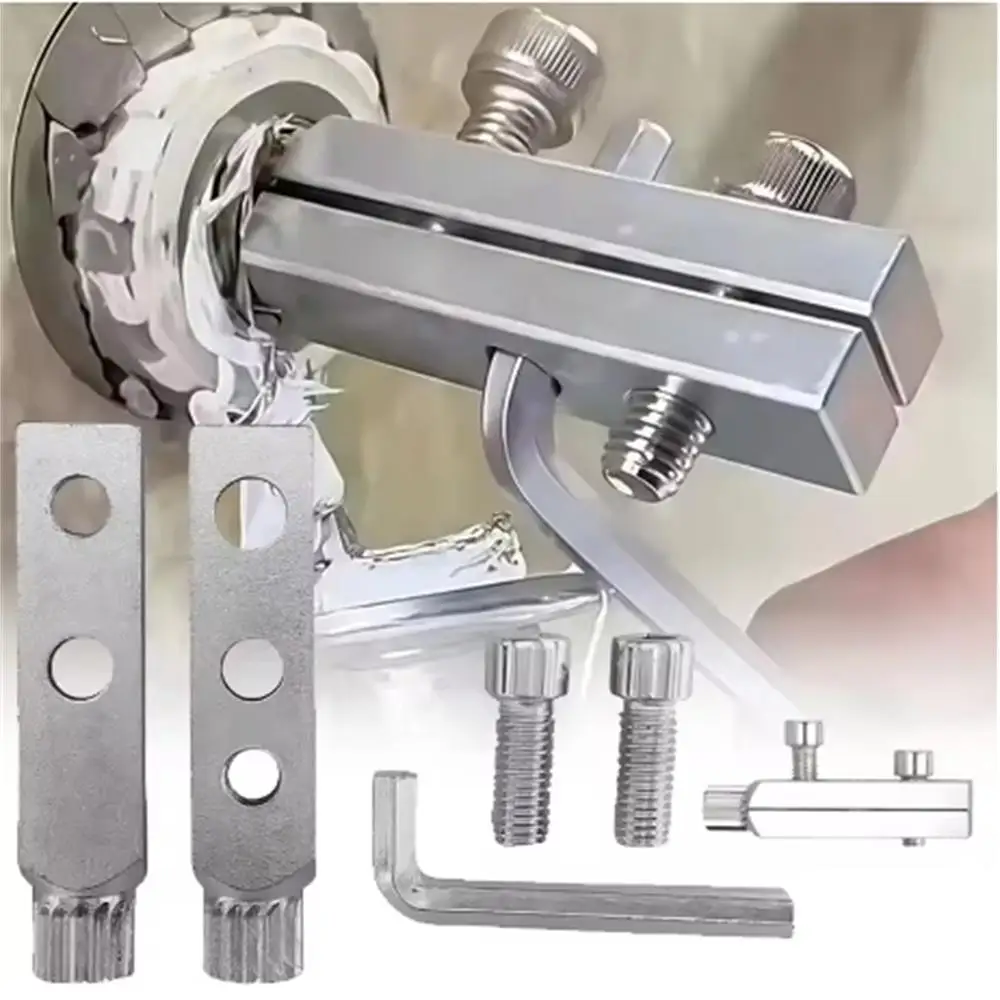 Professional Steel Broken Bolt Extractor - Water-Tap Angle Valve Remover Tool for 4/6 Points Damaged Screws Plumber's Repair Kit