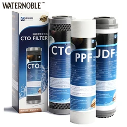 10-inch Universal PP Cotton Activated Carbon Filter Element Set Three-stage Pre-filter Household Water Purifier Filter Element