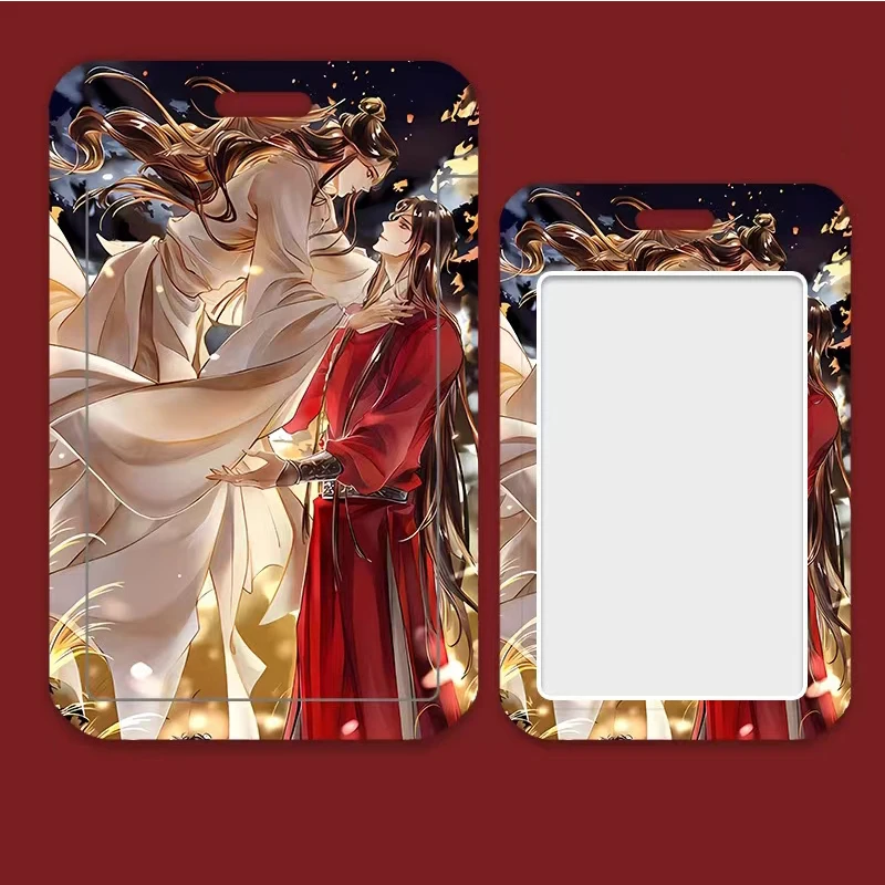 Tian Guan Ci Fu Xie Lian Hua Cheng ID Card Holders Business Credit Card Holder Heaven Official\'s Blessing plastic Card Case gift