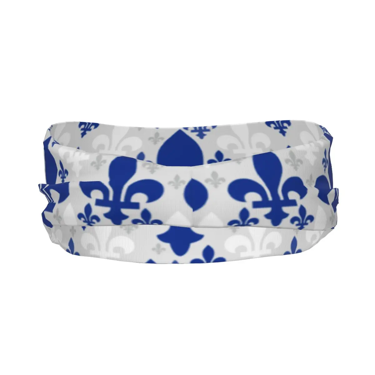 Fleur De Lis Elastic Hair Band Yoga Headband Makeup Hair Hoop Headwrap