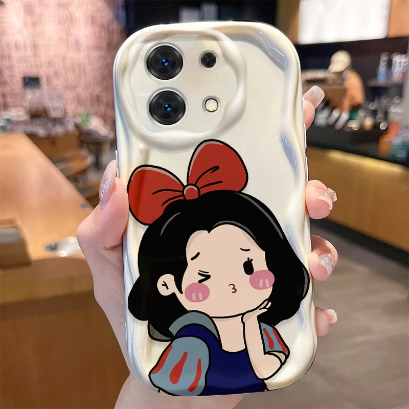 Disney Princess Case for Xiaomi Redmi Note 13 12 11 Pro Plus 4G 5G 13C 12C Turbo 12S 11S 10 9 11A 9C Silicone Shockproof Cover