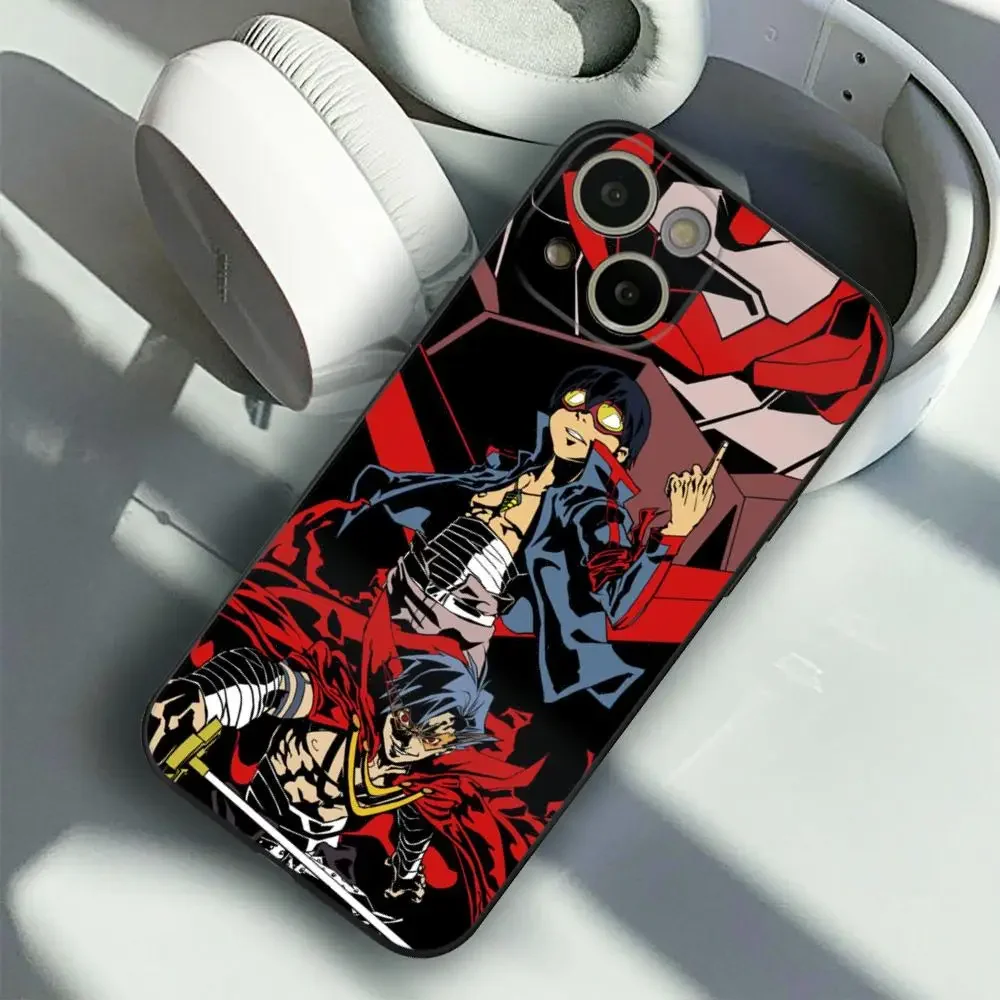 Gurren Lagann Anime Phone Case FOR IPhone 15 14 13 11 12 Pro 8 7 Plus X 13 Pro MAX XR XS MINI SE 2020 Black Covers