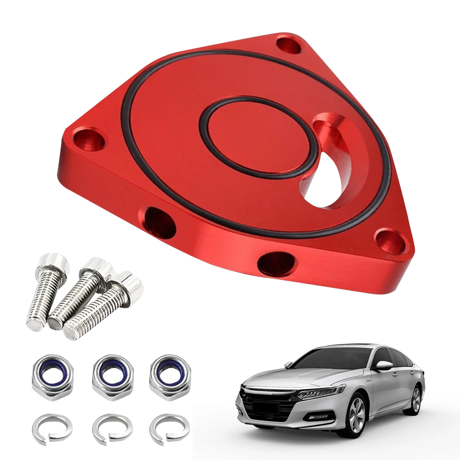 Blow Off Valve Plate BOV Adapter Spacer Aluminium for Honda Civic 2015-21 BOV Billet Engine