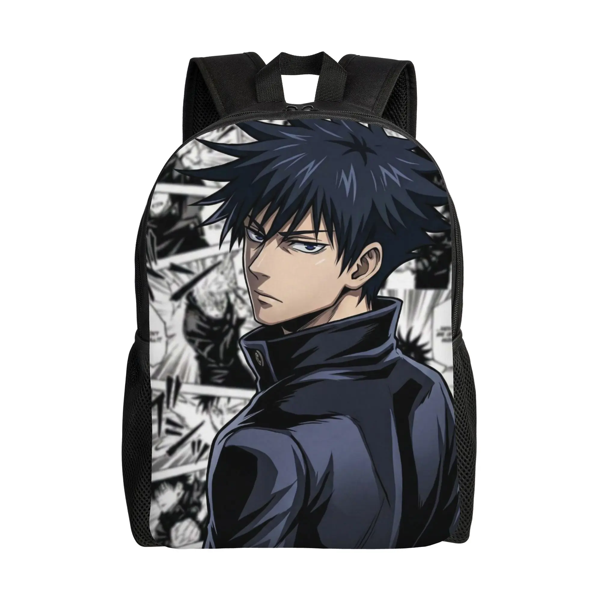 

Back to school season Megumi Fushiguro (18) Bookbag Jujutsu Kaisen Office Staff Versatile Backpack