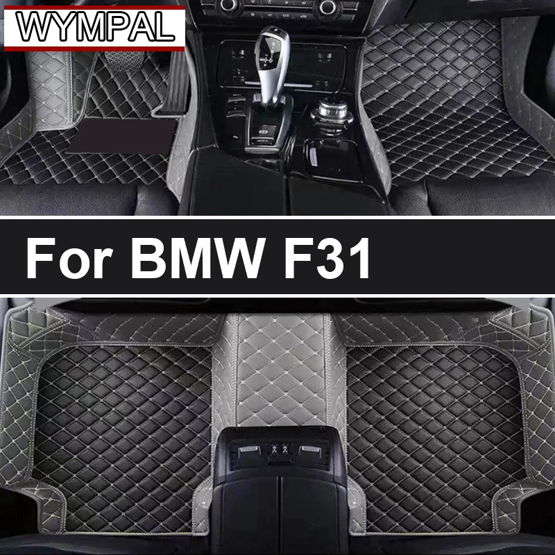 

Автомобильные коврики из искусственной кожи на заказ для BMW F31 Touring 3 серии 2011-2019, детали интерьера, автомобильные аксессуары, ковер