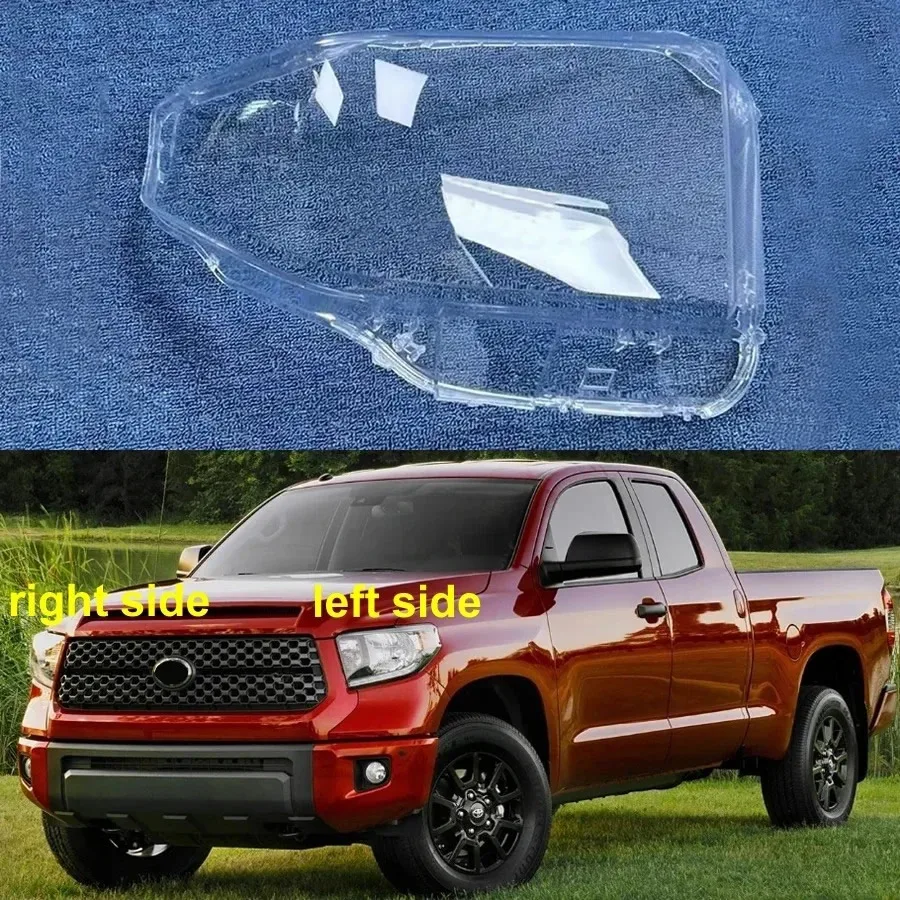 

For Toyota Tundra 2018 2019 2020 2021 Headlight Cover Transparent Headlamp Shell Lens Replace Original Lampshade Plexiglass