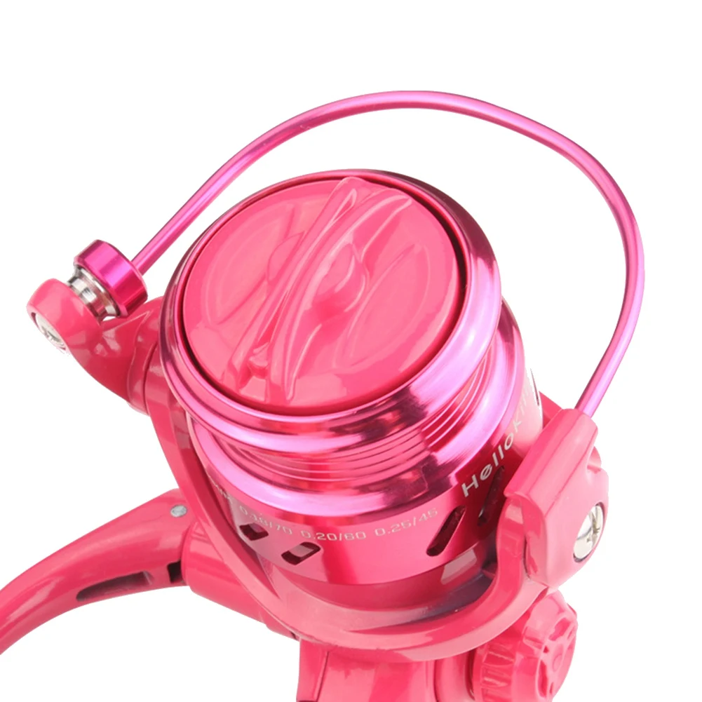 

A99I-KAWA Fishing Reel HK1000 Max Drag 4.5Kg Spare Metal Spool Spinning Reel Saltwater Fresh For Carp Fishing Send Gift Line
