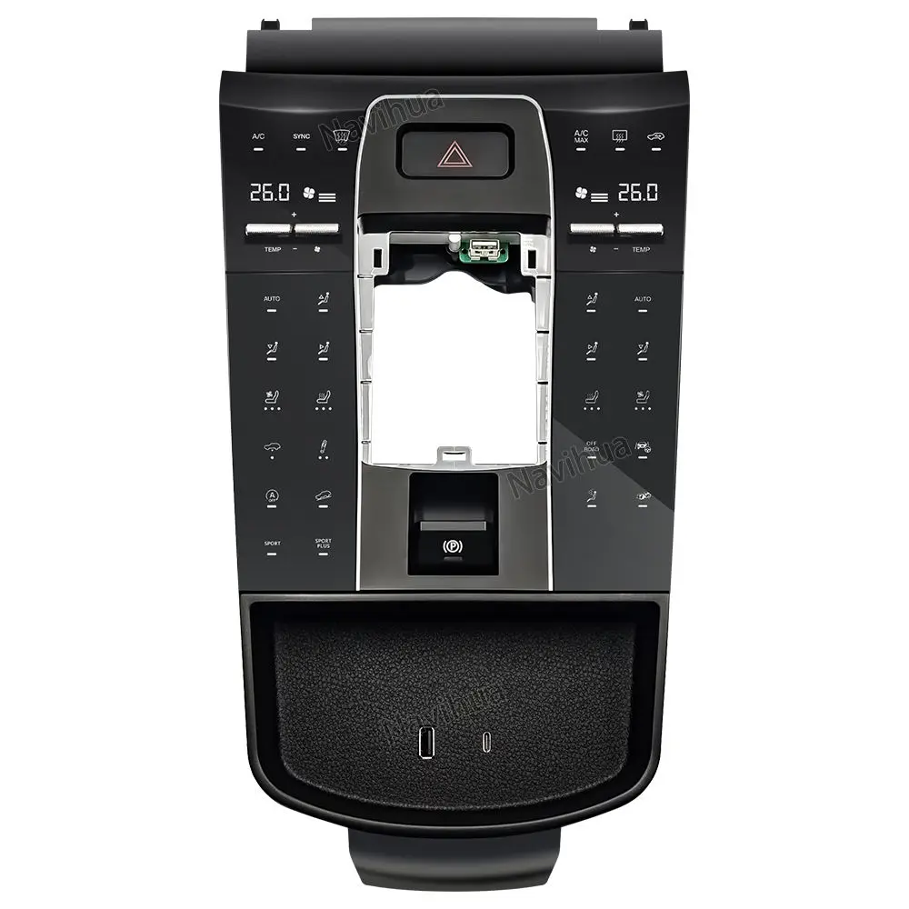 NaviHua شاشة تلقائية LCD لوحة وحدة التحكم لبورشه ماكان 2014-2021 جديد وصول سيارة تكييف الهواء عرض التحكم في المناخ