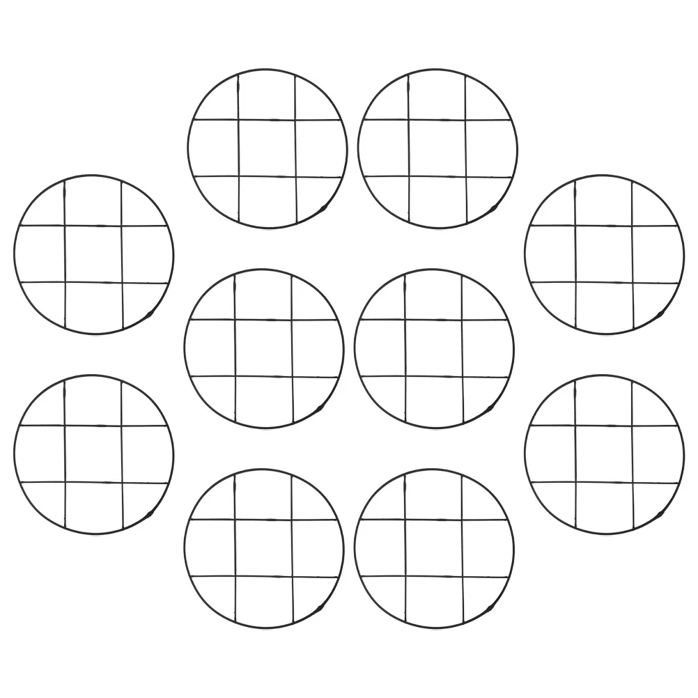 10개입 화분 받침대 미니멀리스트 디자인 식물 받침대 실내외 정원용 열 차단 향상된 공기 흐름 식물용