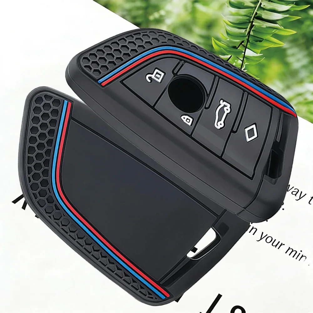Silicone Car Key Case Cover Shell Fob for BMW F30 F31 F32 F34 F20 F21 F07 F10 1 3 5 7 Series X1 X3 G01 X4 G02 X5 F15 F16 M3 M4