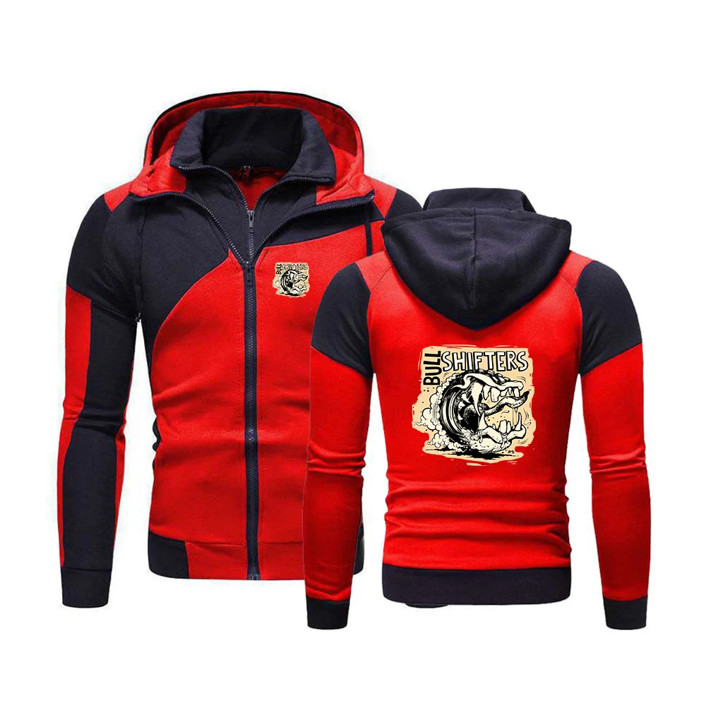 Left 4 Dead Bull Shifters New Brand Men's Fashion Logo Jacket Winter Zip-Up Hoodie Sweater Casual Sport Jacket