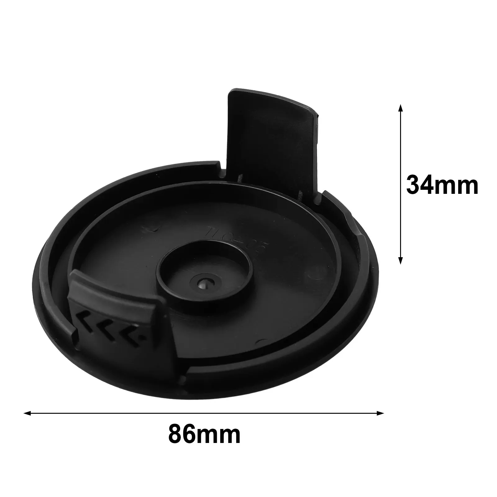 For Homelite UT41112 Spool Covers 86*34mm Black For UT41121 UT41112B UT41120 Reliable Spool Line String Trimmer