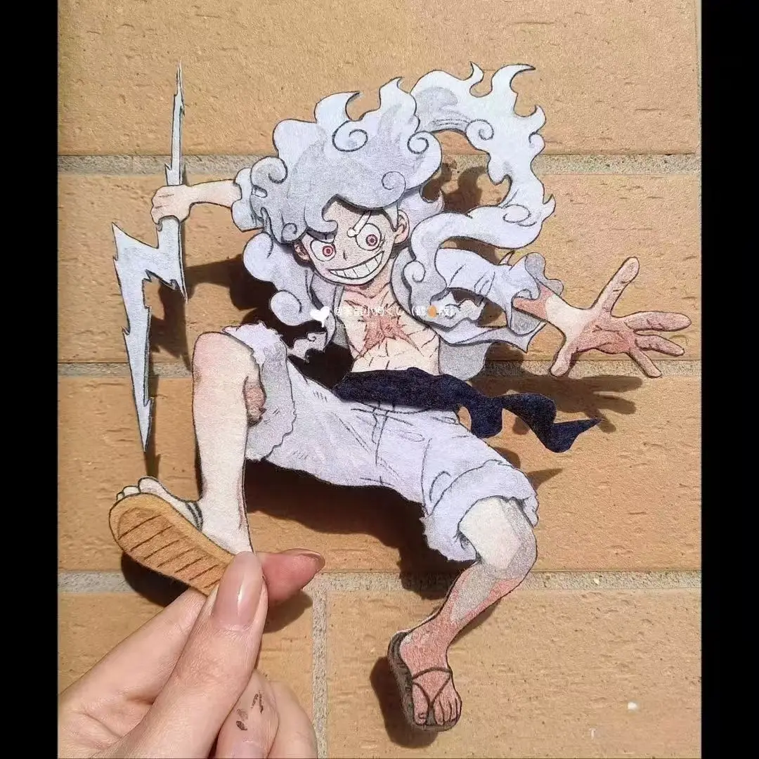 

Подвеска ручной работы из фетра в форме Луффи (Ника) из One Piece, высококачественная, эксклюзивная, изысканный подарок для друзей, аниме-мерч