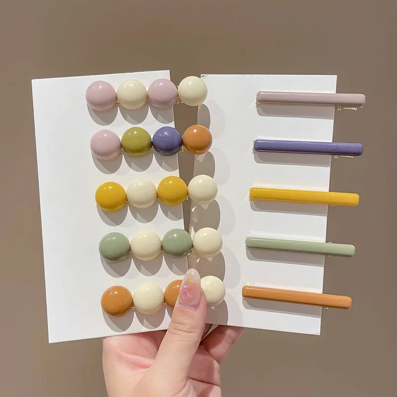 

Viral Hair Clips 2PCS Dopamine Color Duckbill Clips Non-Slip Hair Claws for Thin Hair