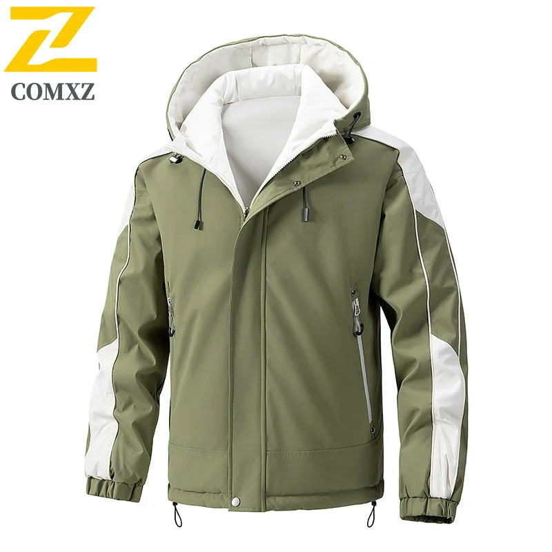 

Classic Winter Jacket Men 2025 New Fashion Hooded Travel Windproof Thermal Parkas Multi Functional Coldproof Padded Jackets