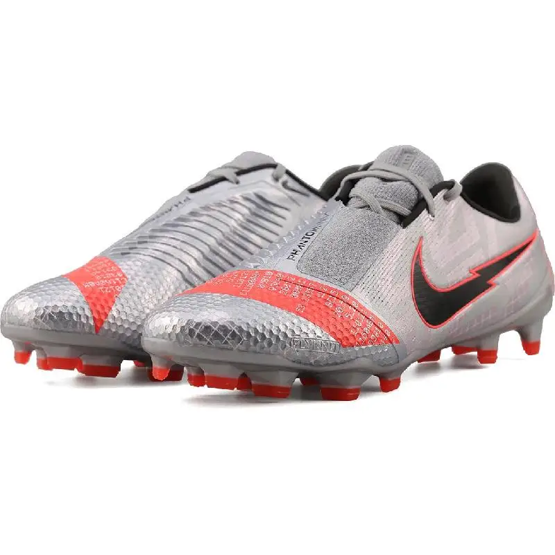 Nike Nike Phantom Venom Elite FG Metallic Grijs Crimson Sneakers schoenen AO7540-906