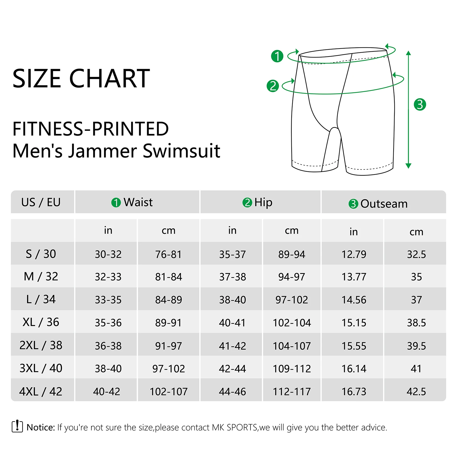 MY KILOMETRE Men\'s Swimsuit Square Leg Shorts Splice Printed Athletic Training Jammer Chlorine Resistant Durable Swimming Trunks