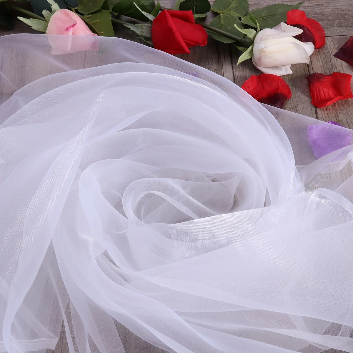 2pcs White Sheer Curtains 100X200Cm Voile Window Screen For Bedroom Living Room Kitchen Hall Transparent Tulle Window Coverings