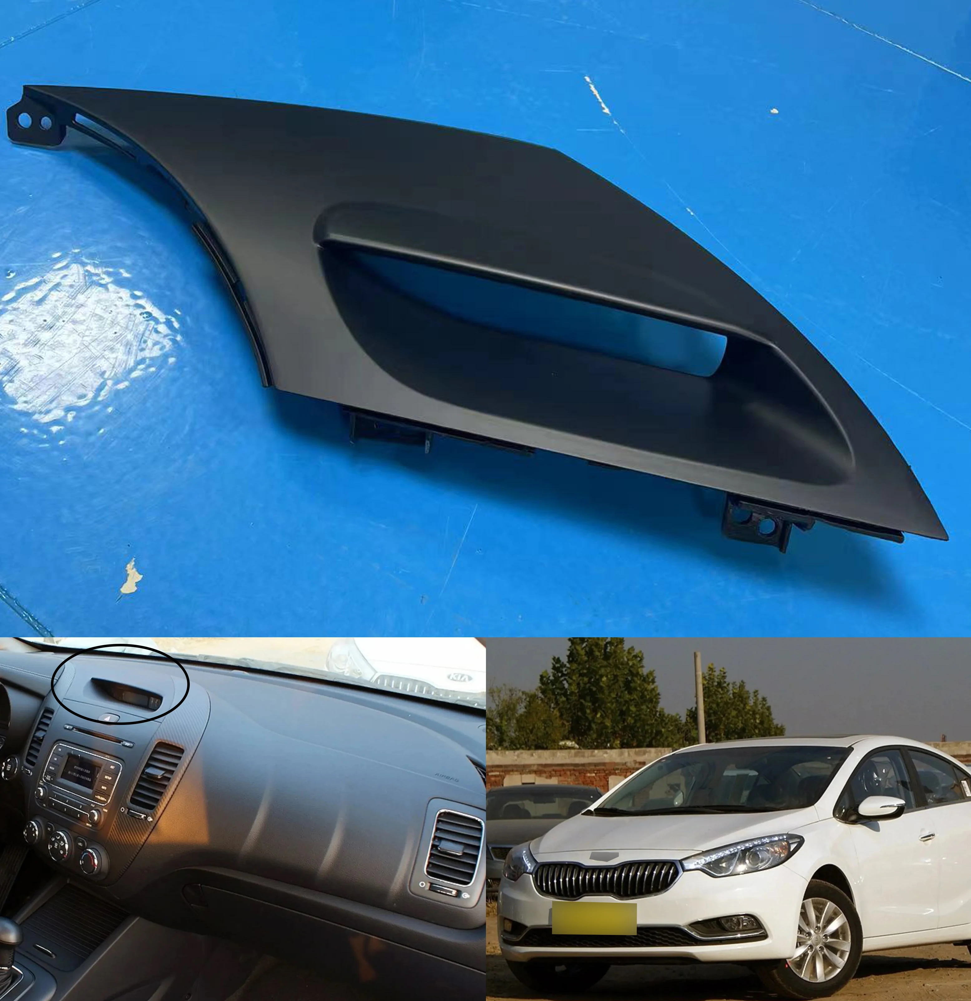 AH755 OME 84745 B5000 For Electronic clock cover trim panel For Kia K3 Cerato 2013-2018 Dashboard upper trim panel dashboard