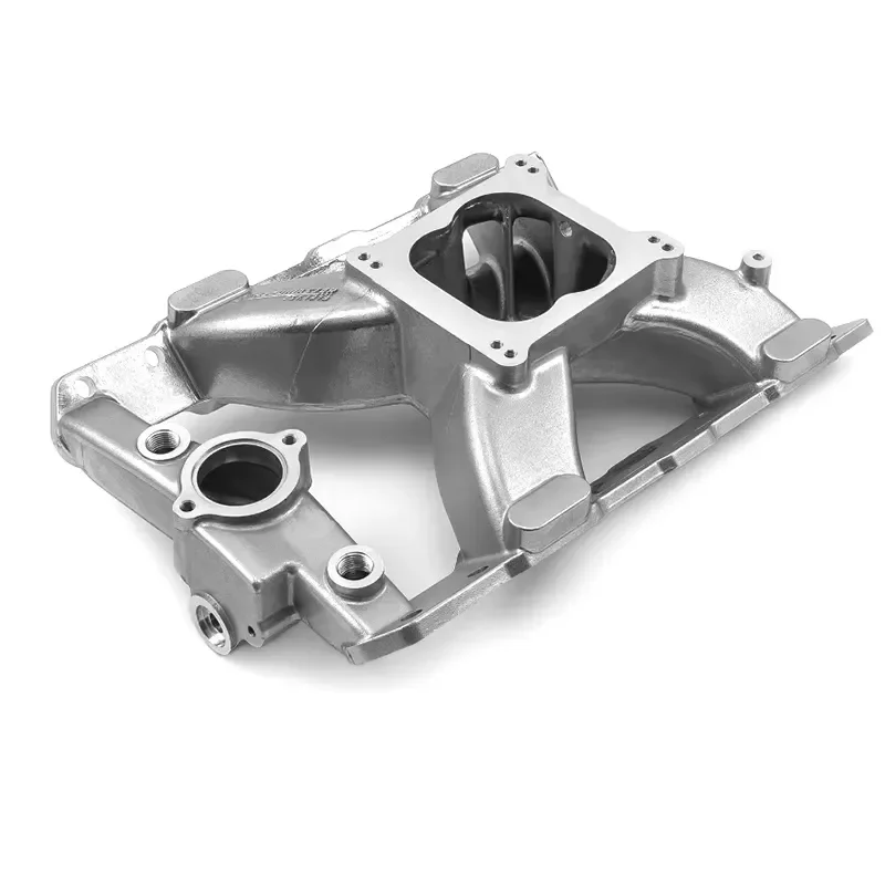 Red Aluminum Die Casting Intercooler Diesel Intake Manifold