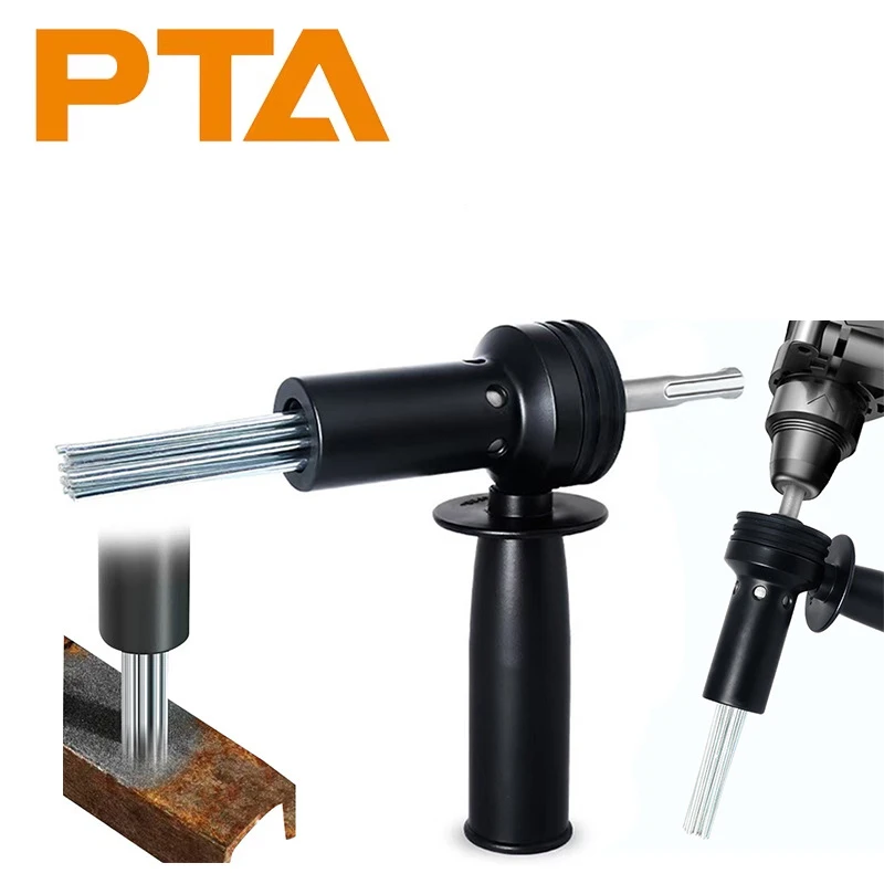 sdsプラスハンマードリルアダプター18ピン電動ニードルスケーラー、塗料剥離、錆、コンクリート除去用、エアツール代替品