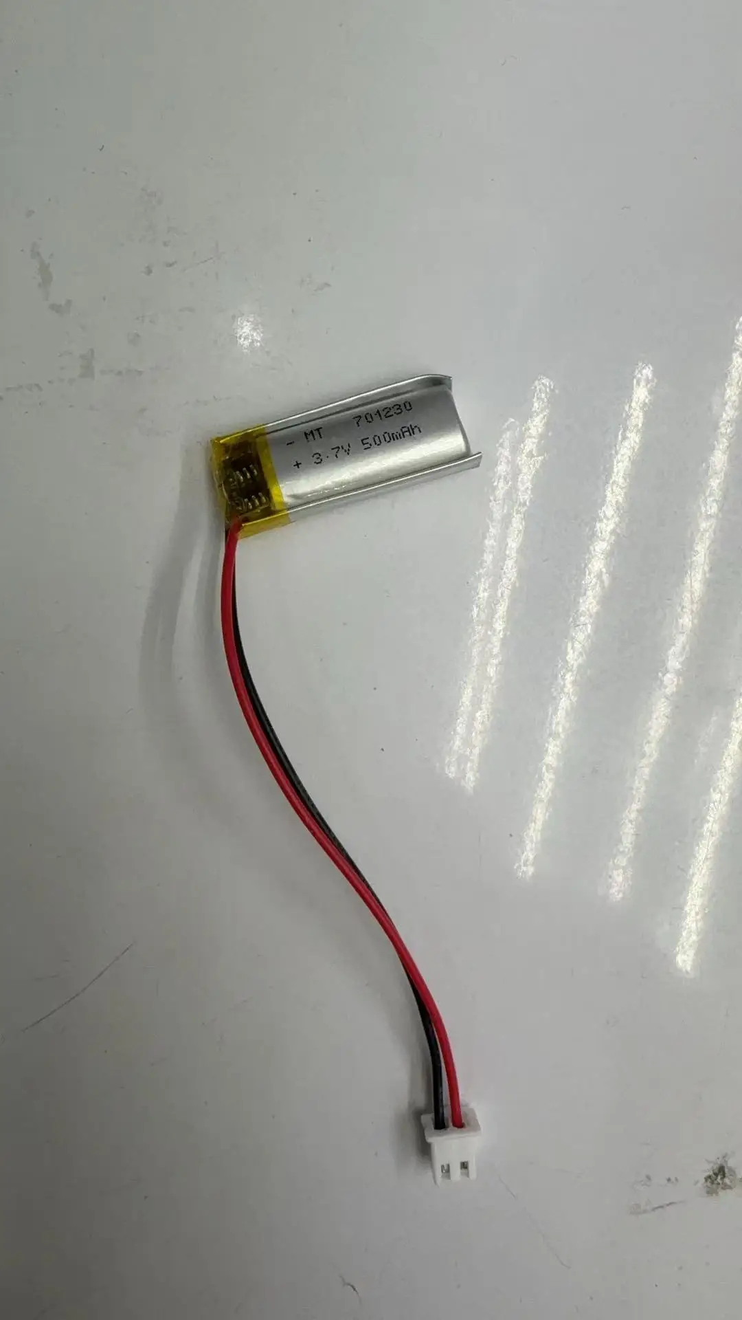 buy more will cheap 500MAH polymer battery 701230 2.54 head 3.7V full capacity lithium battery with protection board