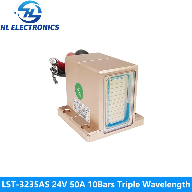 LST-3235AS 24V 50A 10Bars 500W Triple Wavelength 808nm 755nm 1064nm Laser Stack for Hair Removal Machine