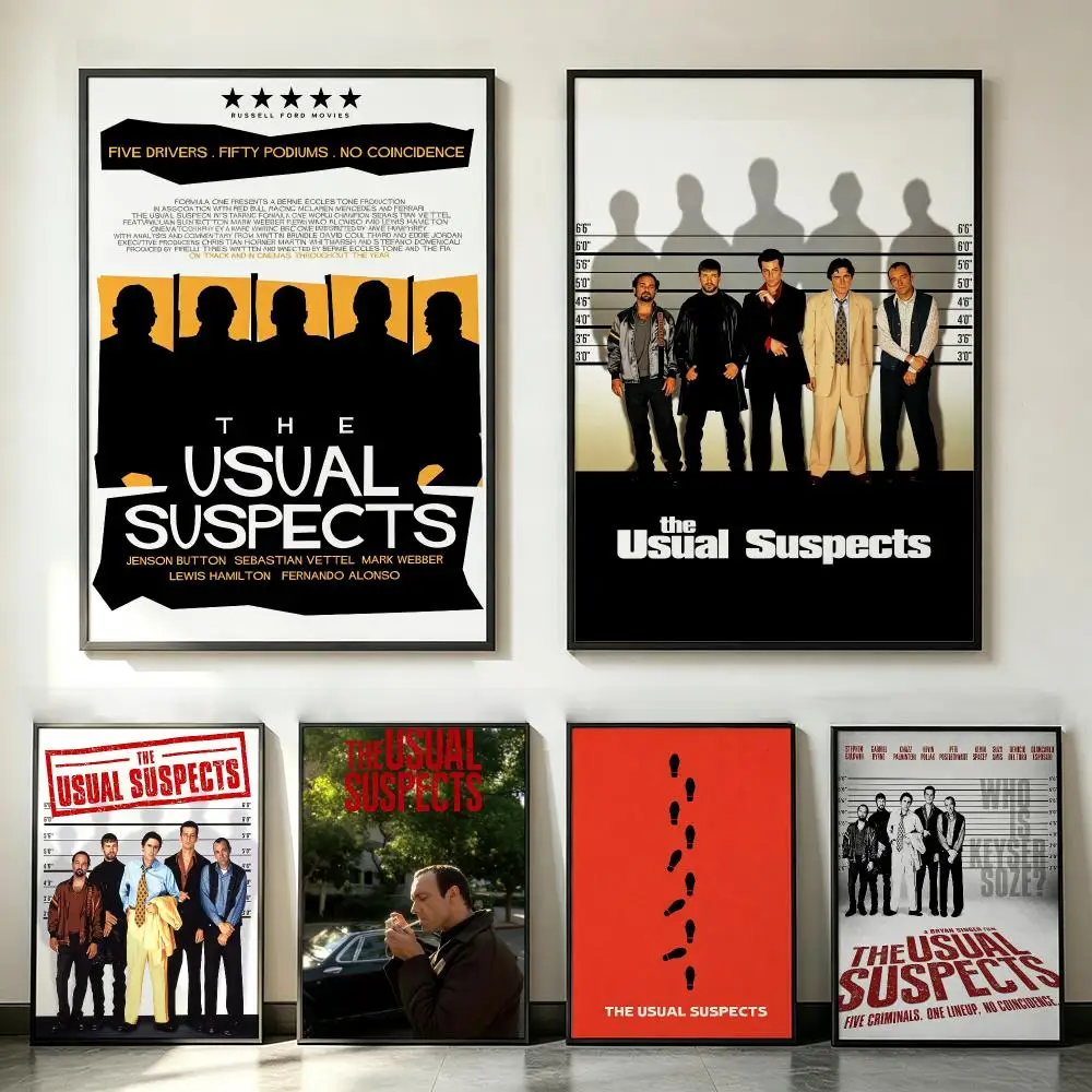 movie The Usual Suspects Poster Poster HD Trendy SelfAdhesive Wall Art Print For Living Room Bedroom Dorm Office Home Gift