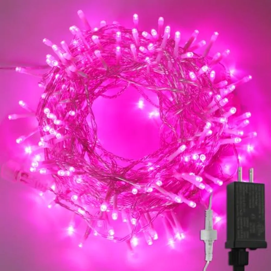 

Valentines' Day Christmas Decorations Led String Lights, 66Feet Fairy Lights Indoor Outdoor IP44 Waterproof 8 Modes, Decor for