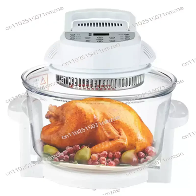 Glass Bowl Transparent Air Fryer 220-240V 12L Latest Popular Digital Halogen Convection Oven/Flavor Wave Oven Turbo