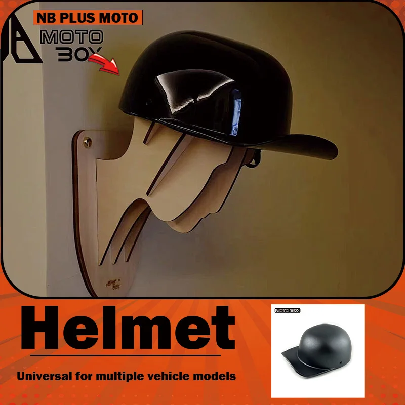 【Premium】For Motorcycle duckbill caps, baseball caps, small half-helms, Harley Vespa RA retro-style helmets, American DS-style h