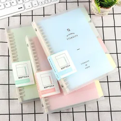 1pc Loose Leaf High Quality Binder Notebook Spiral Notebook Diary Removable Simple Thickened Coil Shell Notebook School Supplies