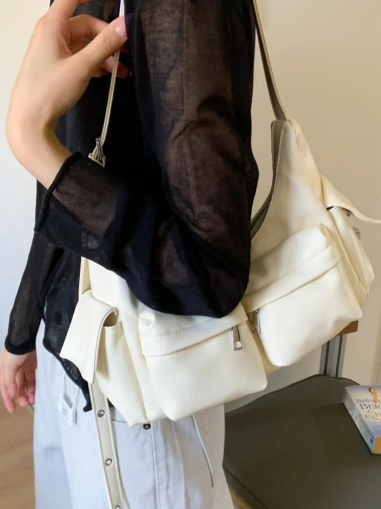 

Faionable Versatile Single oulder Crossbody Bag Women's High-End Sensation Design Handbag Commuter Tote Bag