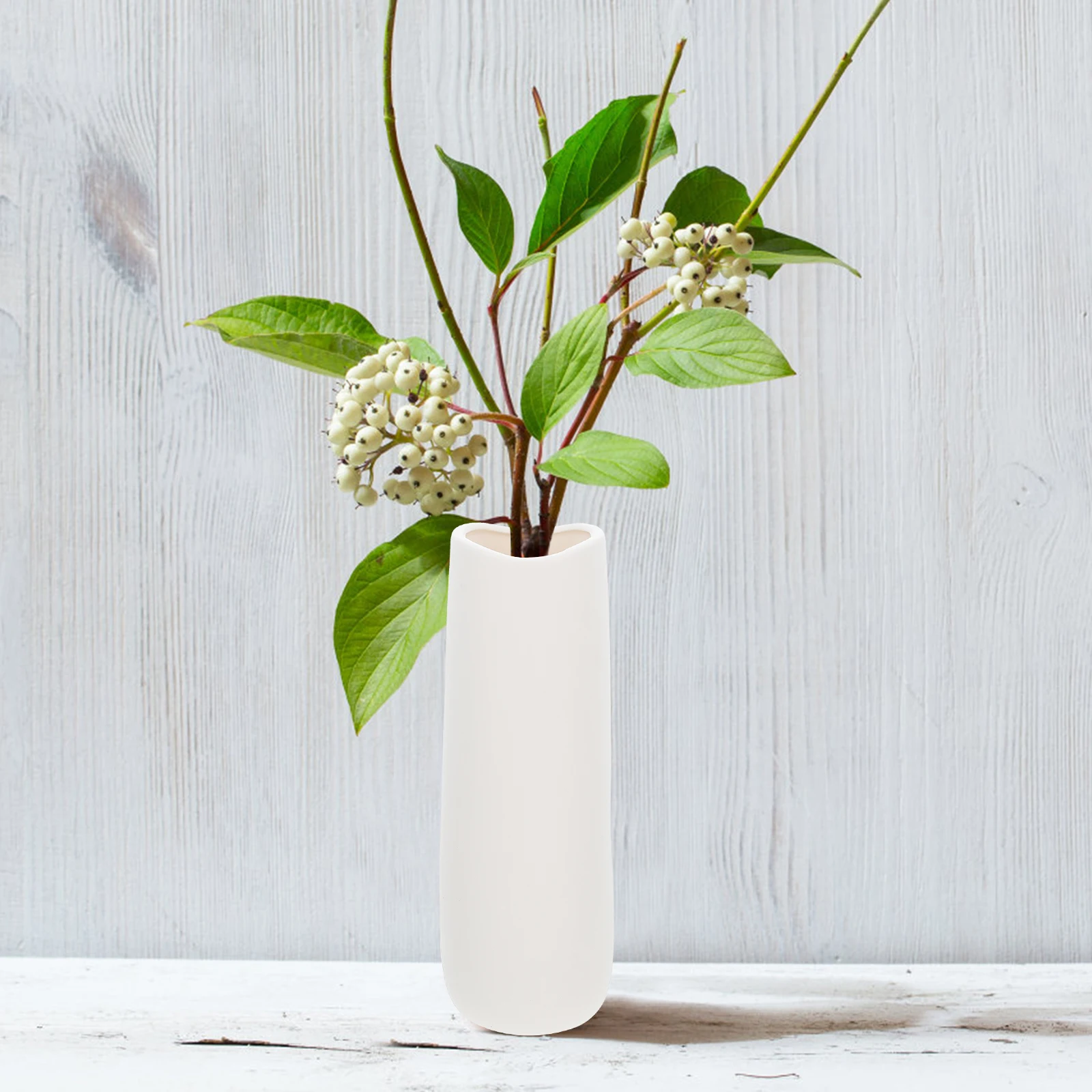 

Ceramic Vase Flower Arrangement Decorative Bedroom Desktop Long Lasting Ornament Home Office Balcony Hotel