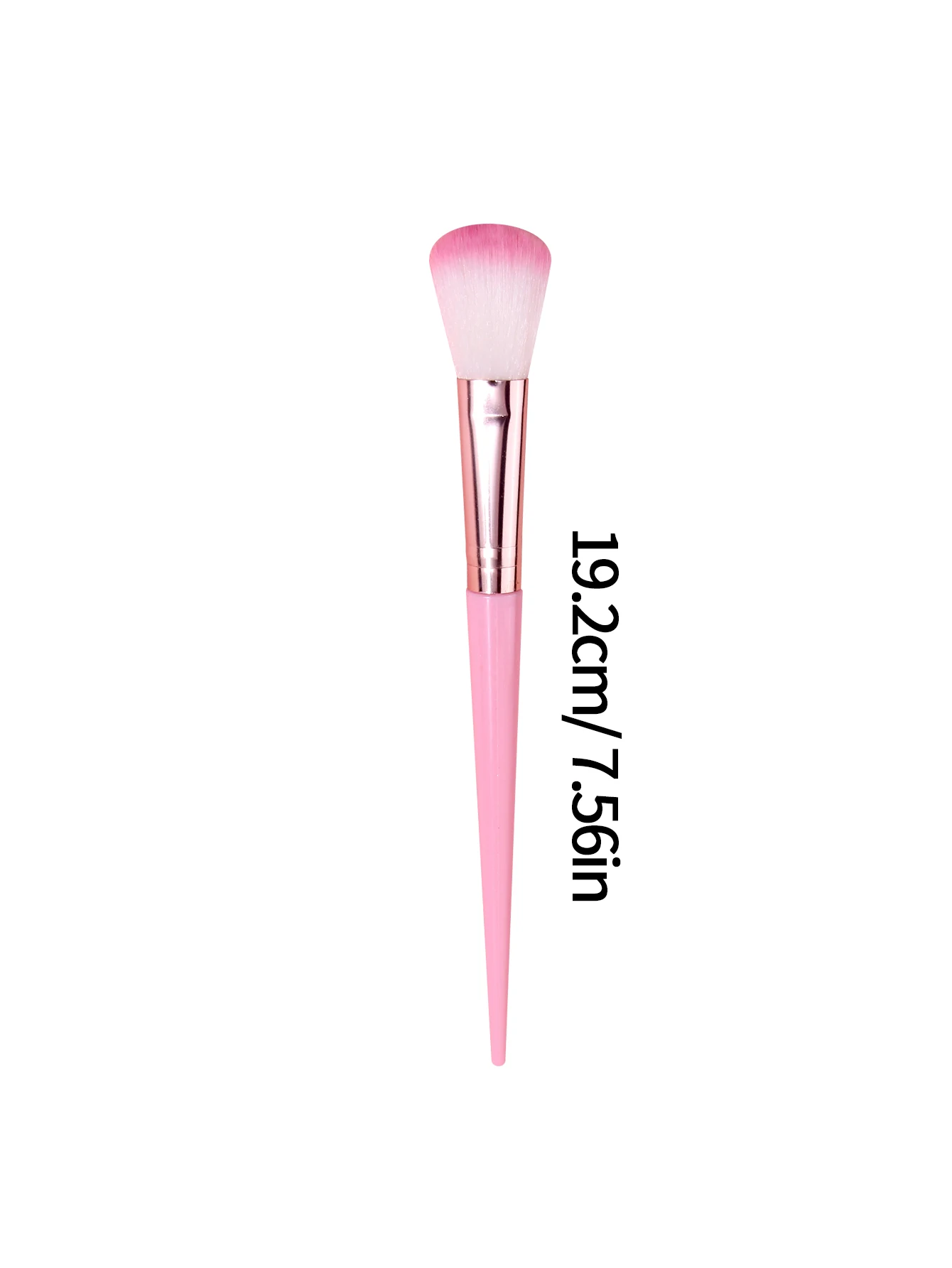 6Pc Daily Use Makeup Brushes Soft Pink Hair Blush Powder Brushes Airy Flawless Finish Professional Face Cosmetic Tool Kit