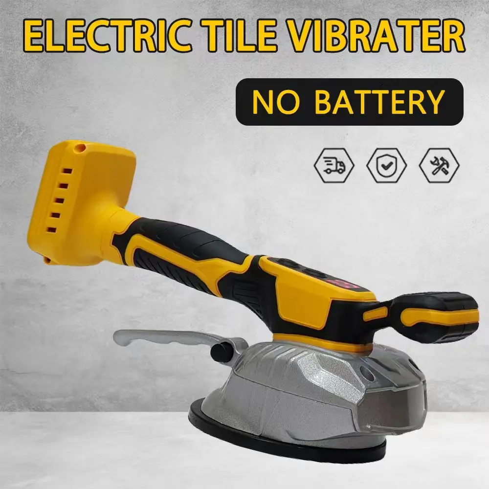 

Tile Tiling Machine High Loading Capacity Wall Floor Tile Laying VibratingTool 8 Adjustable For Dewalt 18V Battery Pin