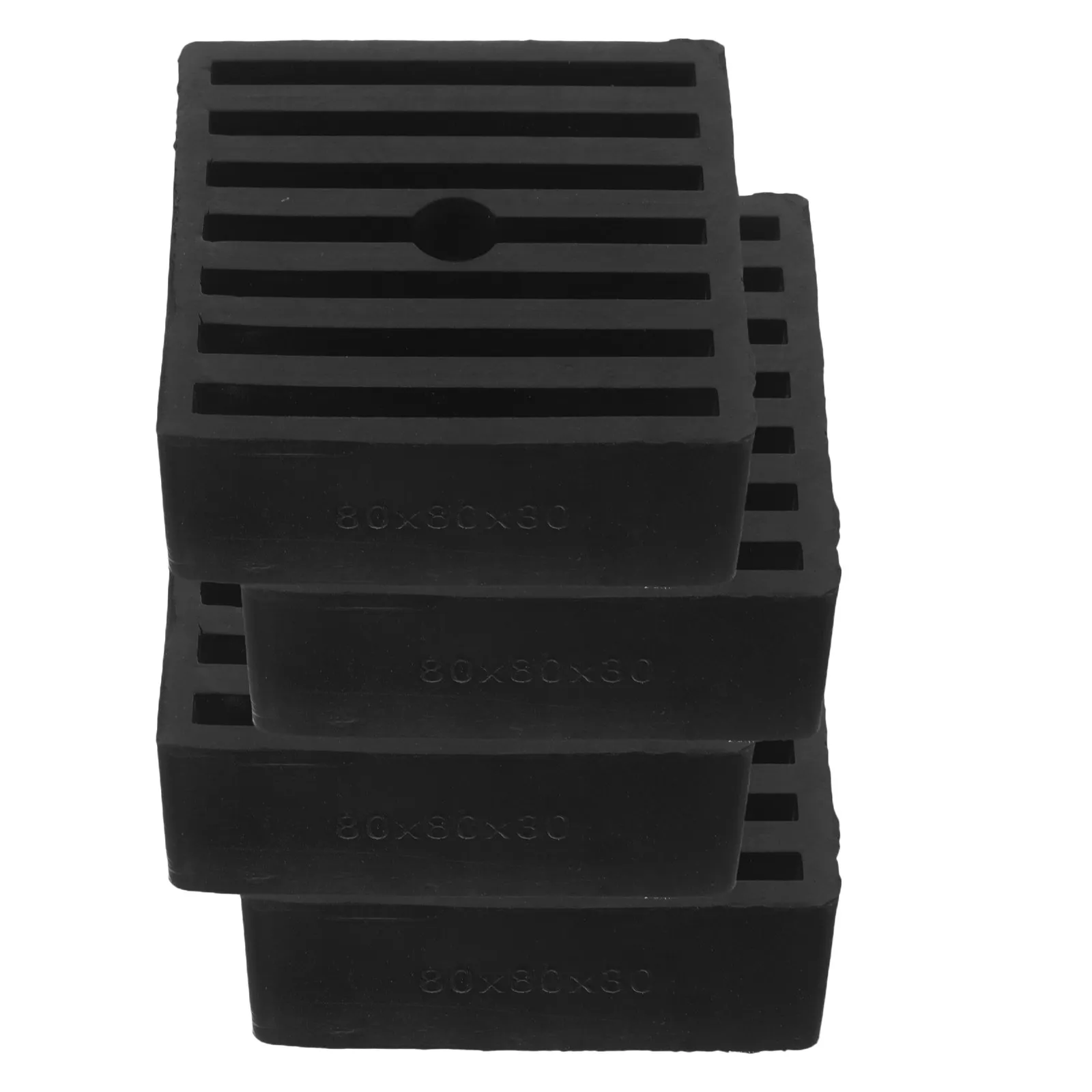 4Pcs Generator Vibration Damper Pads Heavy Duty Shock Absorber Non Slip Rubber Equipment Isolator Pad Industrial Machine Floor