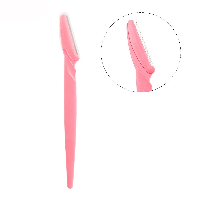 1 قطعة أداة قص الحواجب أدوات ماكياج آمنة العين الحاجب الحلاقة الوجه الجسم إزالة الشعر شفرات حلاقة امرأة الحاجب تشكيل سكين