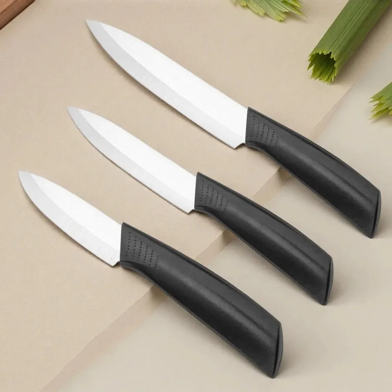 3/4/5 Inch Ceramic Knife Can Resist Oxidation Without Rust Fruit Knife Cover Portable Baby And Toddler Food Preparation Knivse