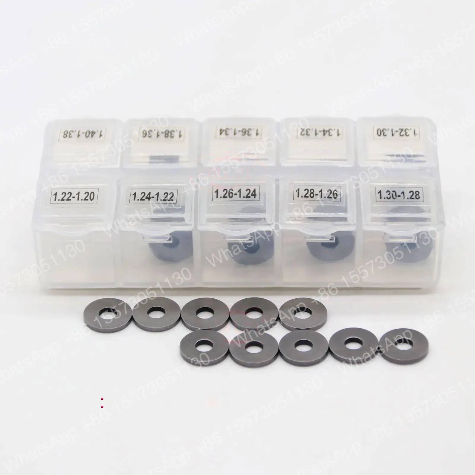 ORLTL Diesel Injector Adjusting Shims 500pcs Common Rail Injector Nozzle Valve Gasket B6 B7 B8 B9 B10 For Denso Piezo G4