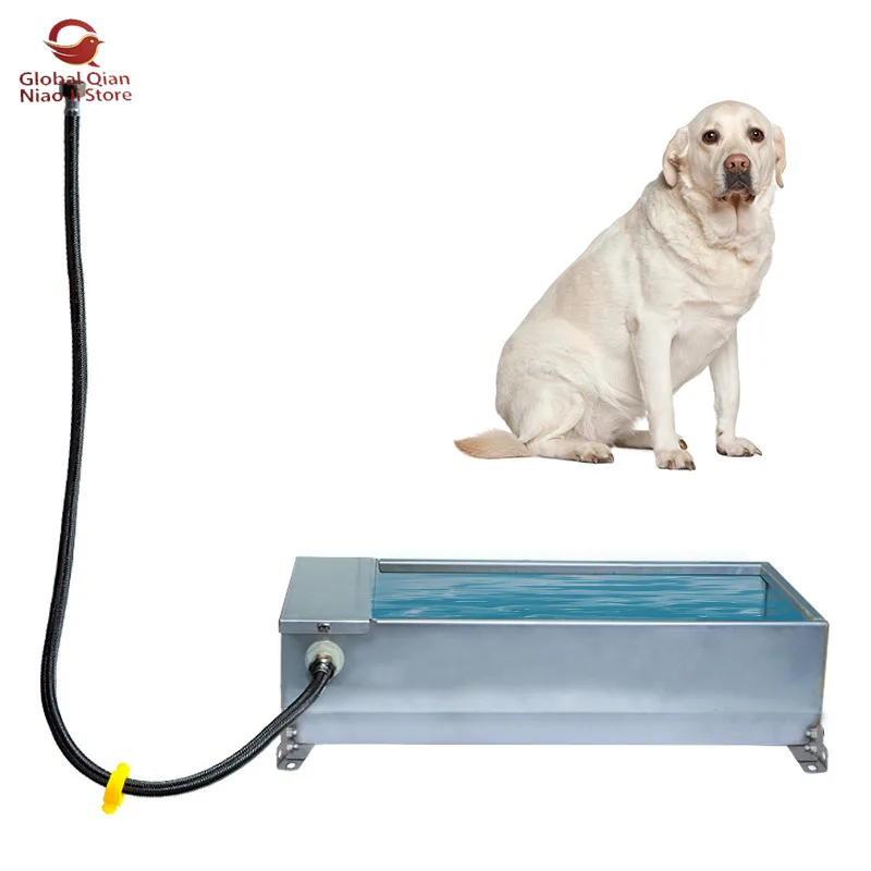 Stainless Steel Water Drinkers, Automatic Water Storage Troughs for Ducks,Pigs and Cattle,Auto Poultry Waterers, Drinking Basins