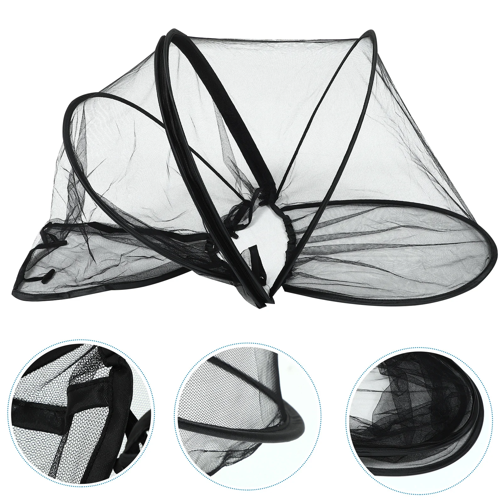 

1Pcs Baby Stroller Net Anti-Uv Protection Mesh Elasticated Fit for Prams Carriages Cradle Mesh