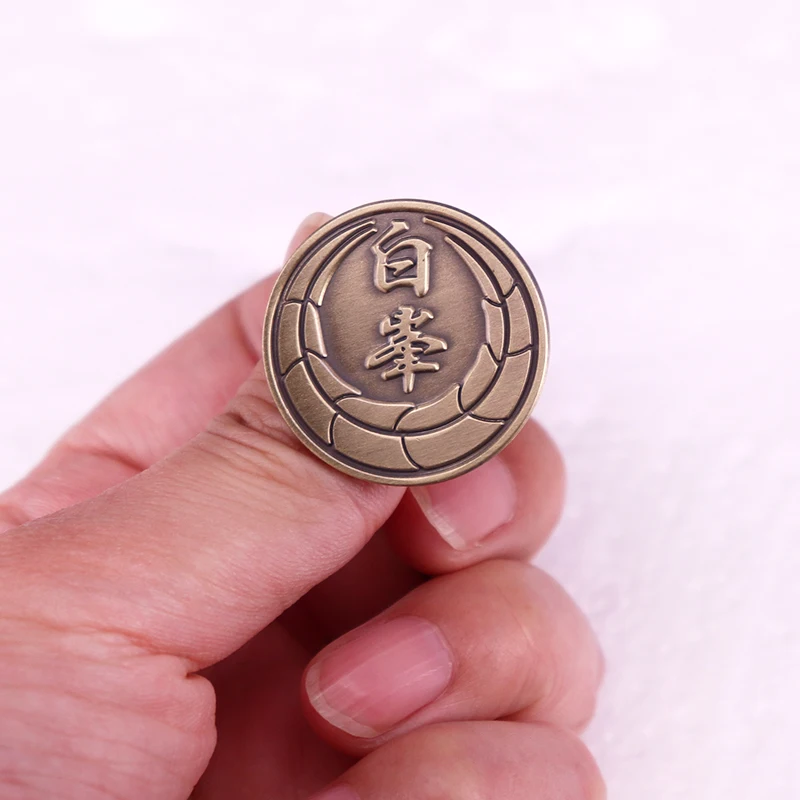 توجو عشيرة Hakuho عشيرة شارة زر المينا دبوس ياكوزا لعبة خمر بروش المجوهرات #3