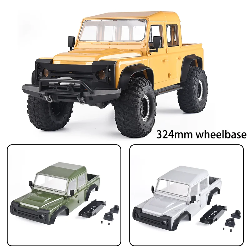 RD110 Pickup Truck Car Shell 324mm Wheelbase for 1/10 RC Crawler Car Traxxas TRX4 RCDream Wilderness Guardian Diy Parts