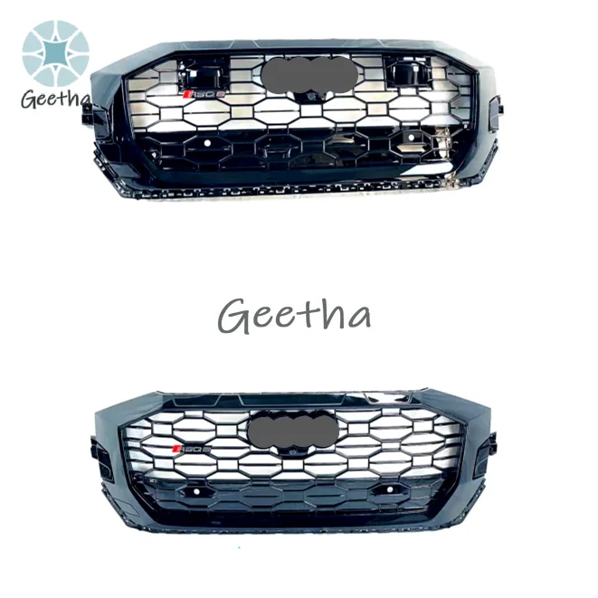 

Automotive Parts Honeycomb Grille for 2019-2022 Audi Q8 Upgrade Audi RSQ8 Style Front Grille