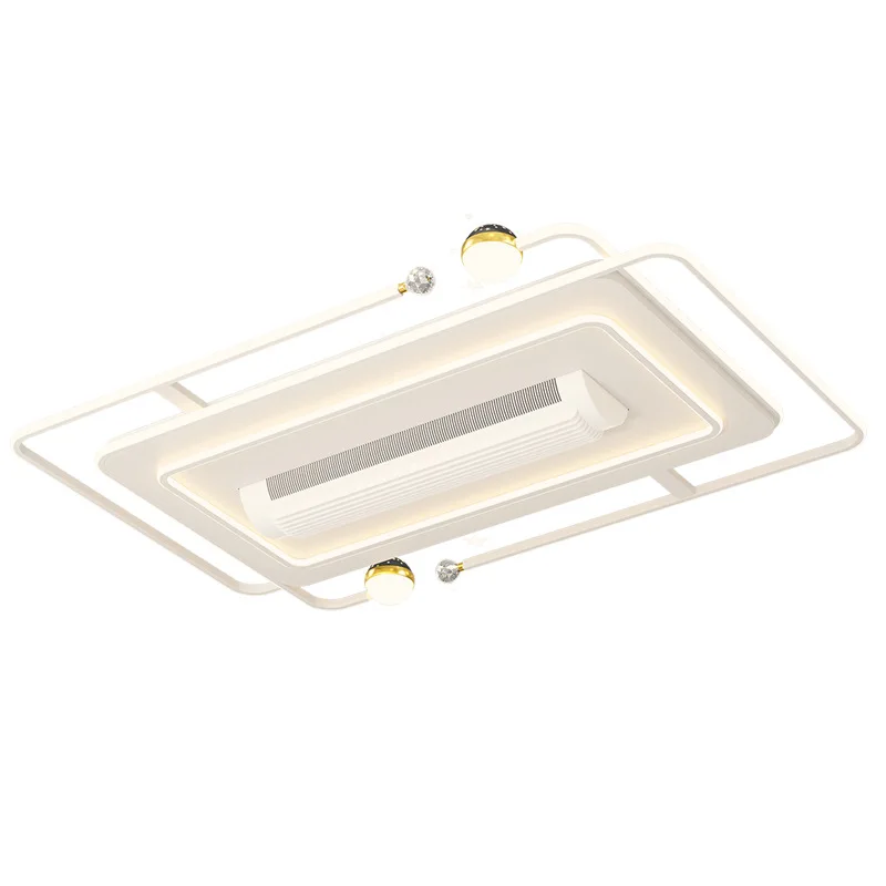 

Bladeless fan Ceiling light Living room ceiling fan Integrated silent new bedroom dining room fan