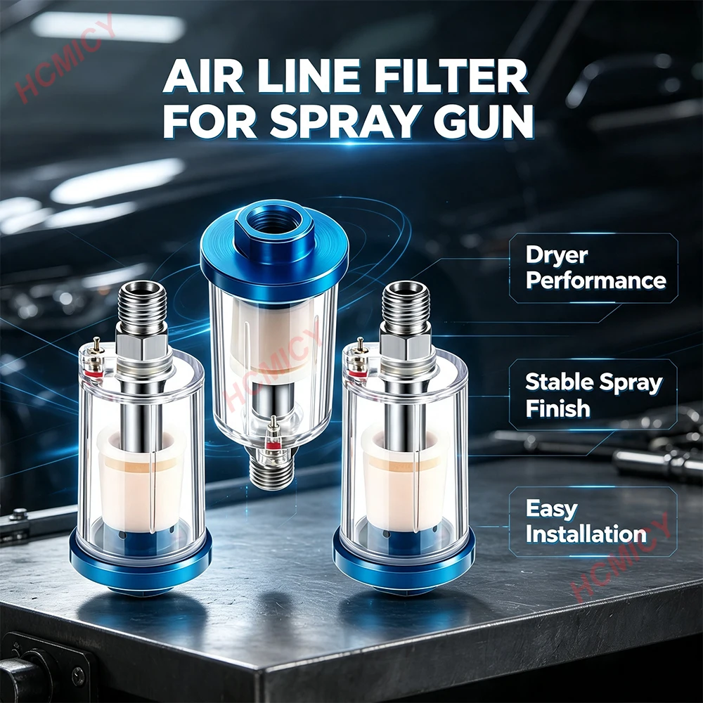 1/4'' NPT Air Compressor Oil Water Separator Spray Paint Gun Oil Water Separation Mini Filter Pneumatic Parts For Compressor