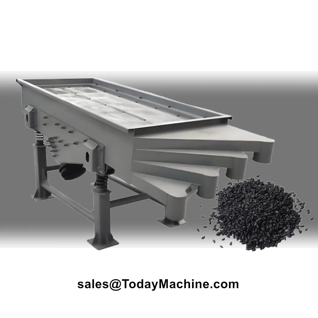 Linear Vibrating Screening Machine for Sand Plastic Powder Particle